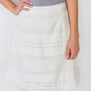 Piperlime Pure Sugar A-line Sheer Panel Skirt BNWT